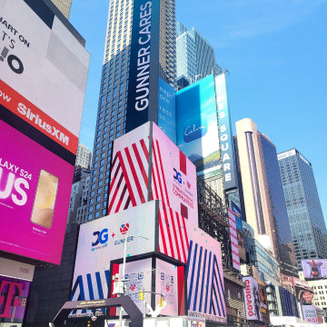 Gunner + DG Billboard in Times Square, NYC