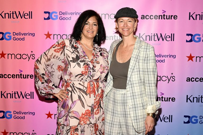 NEW YORK, NEW YORK - JUNE 05: (L-R) Andrea Moore and Amber Mundinger attend the Delivering Good 2024 Women of Impact Summit on June 05, 2024 in New York City. (Photo by Slaven Vlasic/Getty Images for Delivering Good)